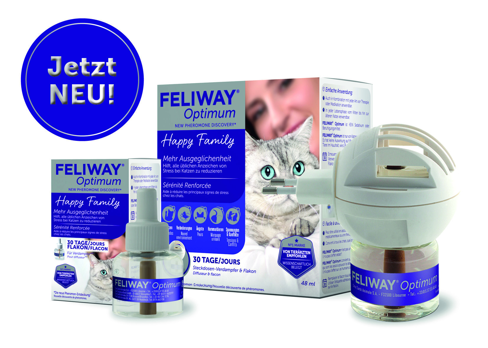 Feliway (CEVA Tiergesundheit GmbH) Le flacon de recharge FELIWAY